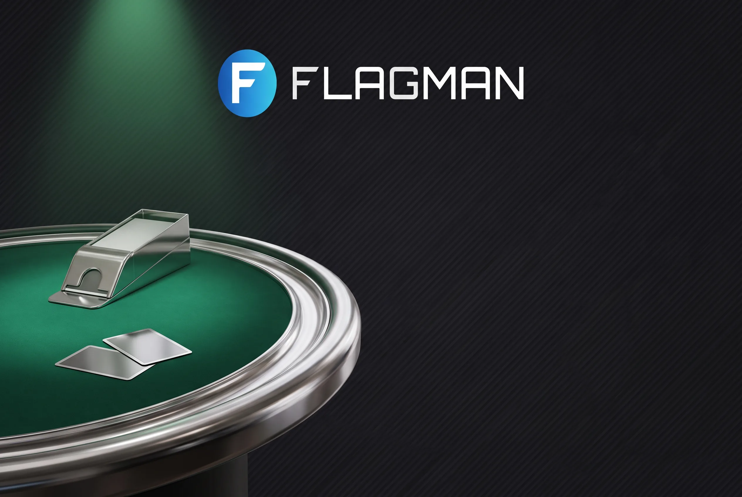 Flagman Casino Live-Casino in Silber und Grün